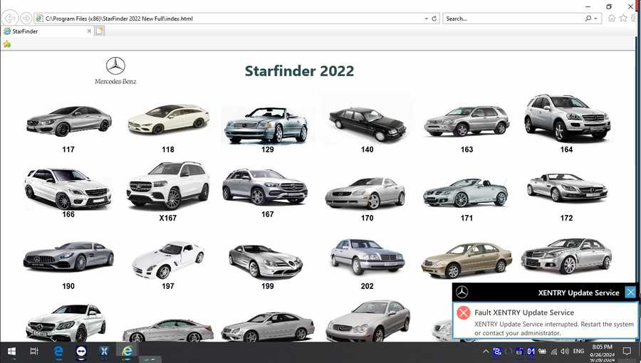 MB Star c4 c5 c6 software update to v2024.10