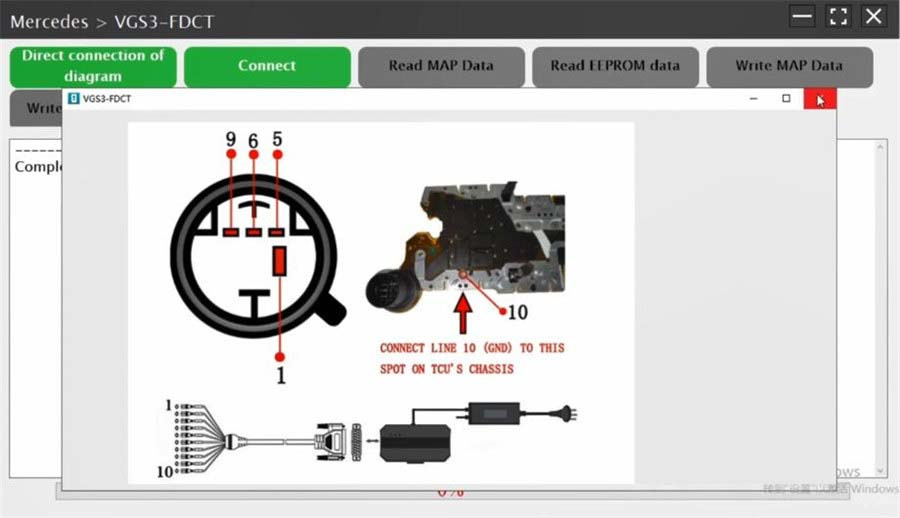 Launch X431 Virgin (Erase) Mercedes-Benz ECU/TCU Feedback