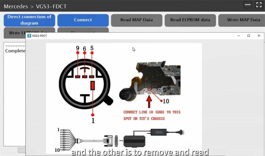 Launch X431 Virgin (Erase) Mercedes-Benz ECU/TCU Feedback