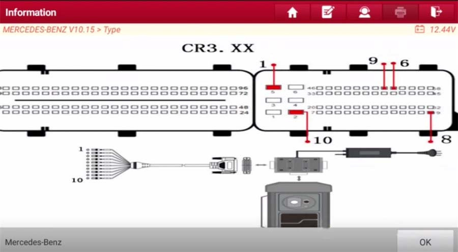 Launch X431 Virgin (Erase) Mercedes-Benz ECU/TCU Feedback