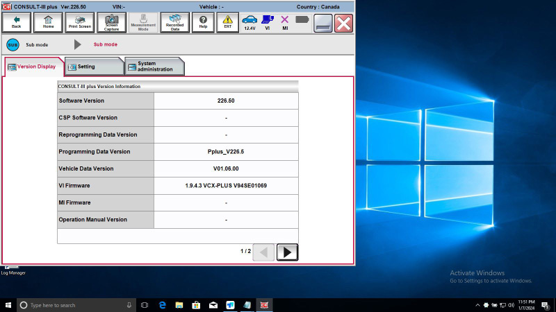 Nissan Consult III Plus V226.50 Diagnostic Software and Driver Download