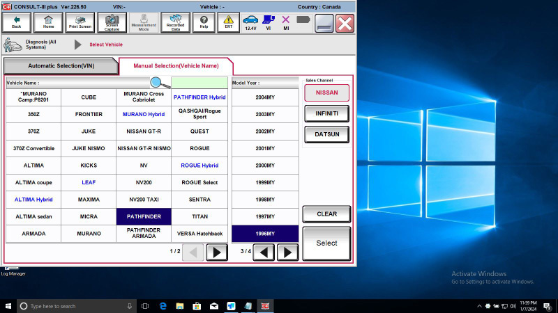 Nissan Consult III Plus V226.50 Diagnostic Software and Driver Download