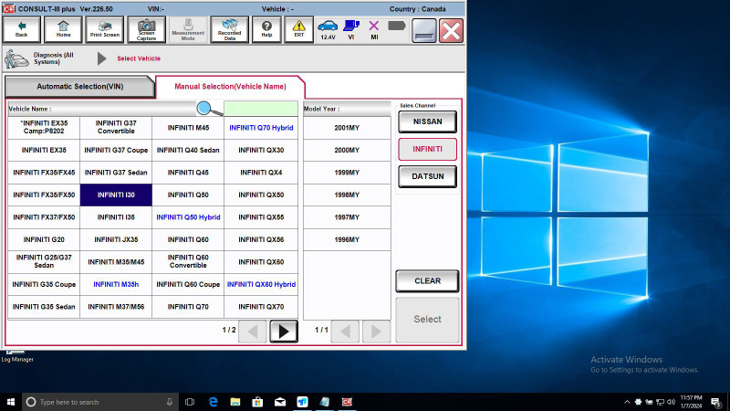 Nissan Consult III Plus V226.50 Diagnostic Software and Driver Download