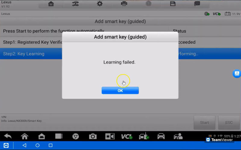 Programming All Keys Lost on a 2015 Lexus NX300H Using the Autel IM608 PRO2