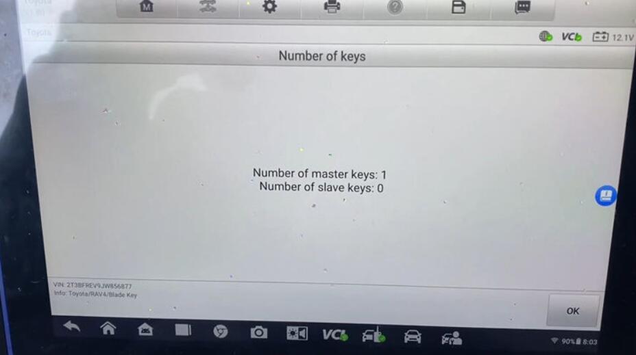 Programming a New Key for a 2018 Toyota RAV4 Using Autel IM608 II