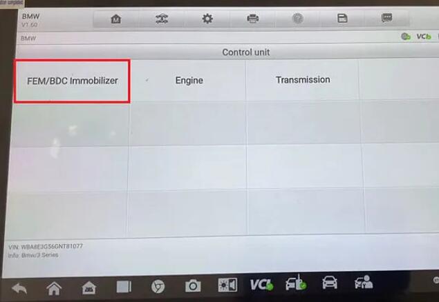 Solution for Autel IM608 BMW FEM/BDC SWFL “Version Not Supported” Error