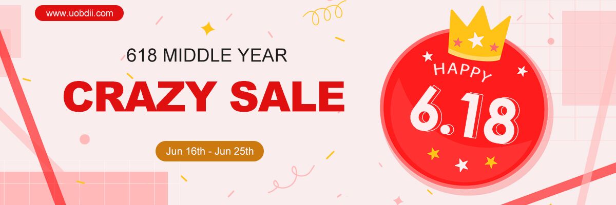 UOBDII.COM 618 Middle Year Sale: Save up to 50%