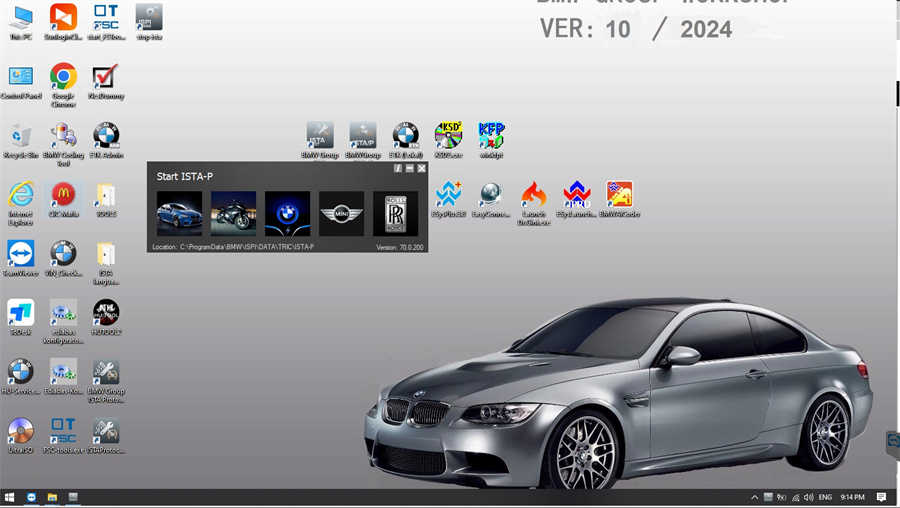 BMW ICOM Updated the new software to 2024.10