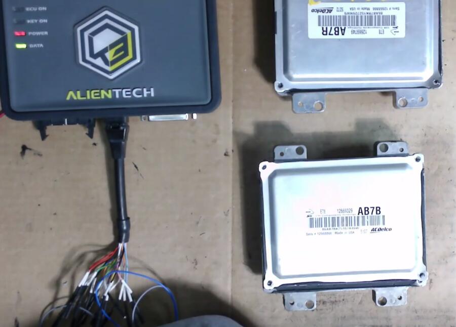 AcDelco E78 ECM Clone with Alientech KESS V3 in Boot Mode