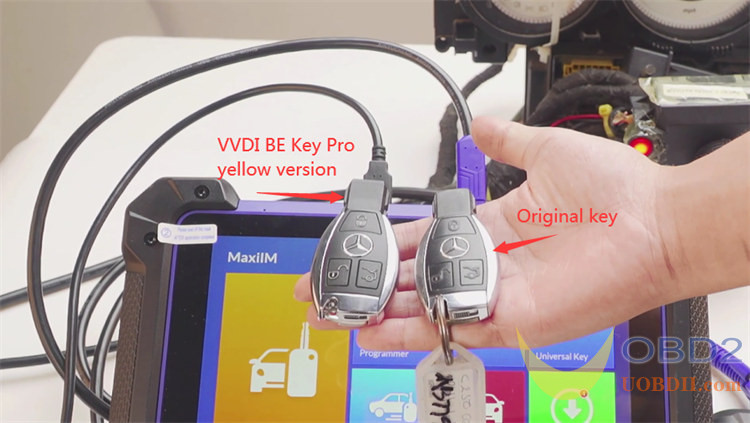 How to add a Benz W207 Key by Autel MaxiIM IM608 Pro