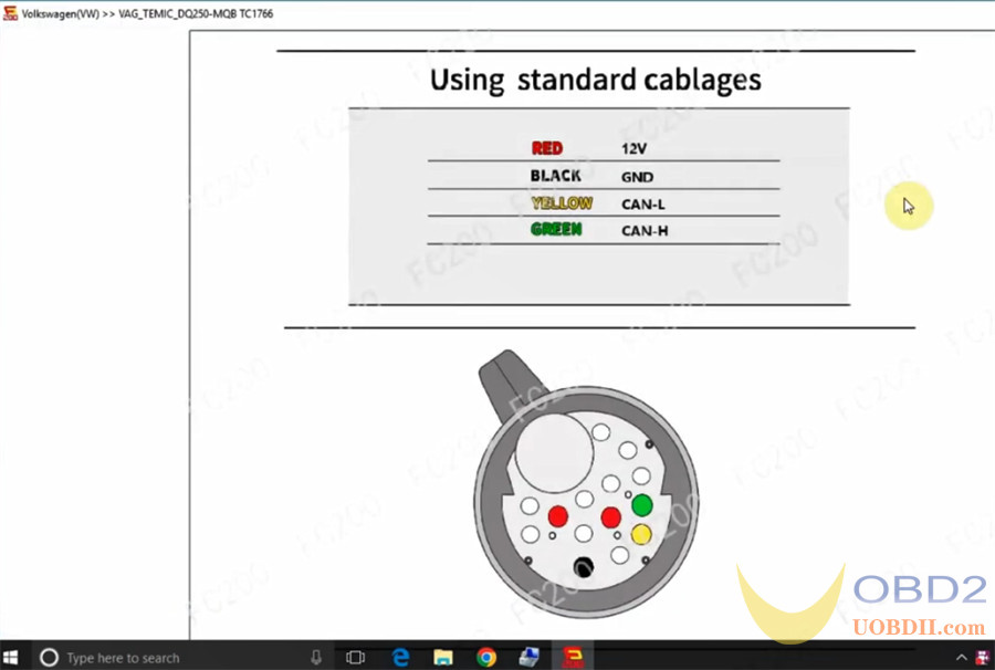 CG FC-200 VW DQ250 EEPROM FLASH Data Reading Tutorials