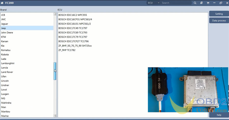 How to Read/Write Delphi ECU DCM3.5 by CG FC-200