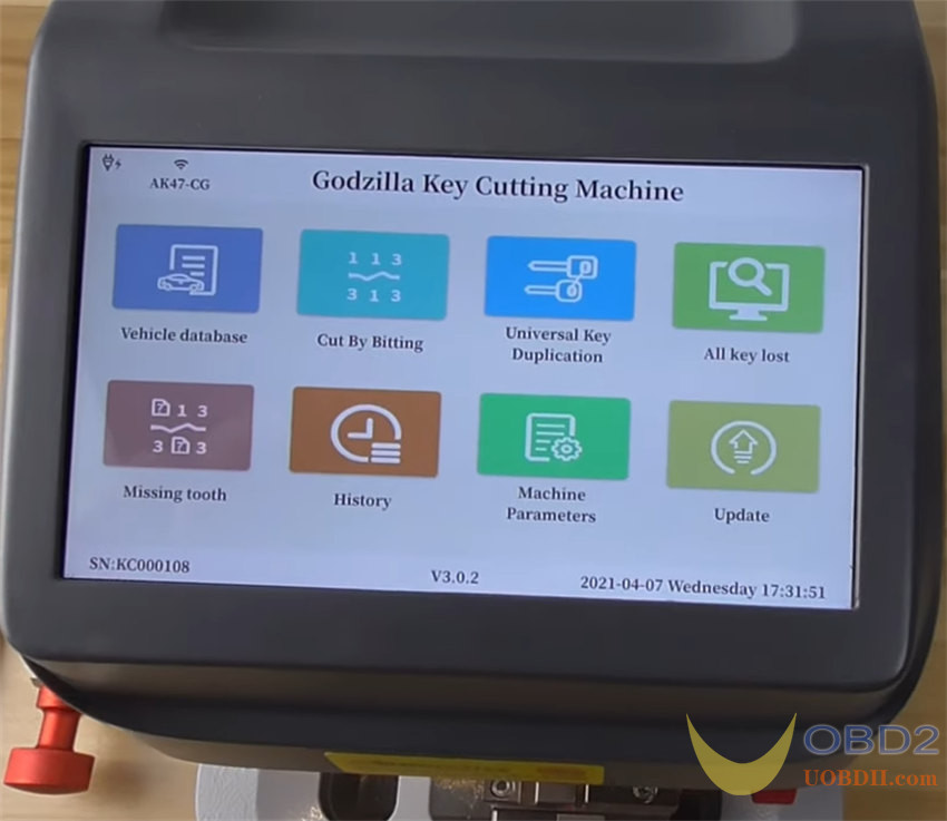 How to Update and Calibrate CG007 Godzilla Key Cutting Machine