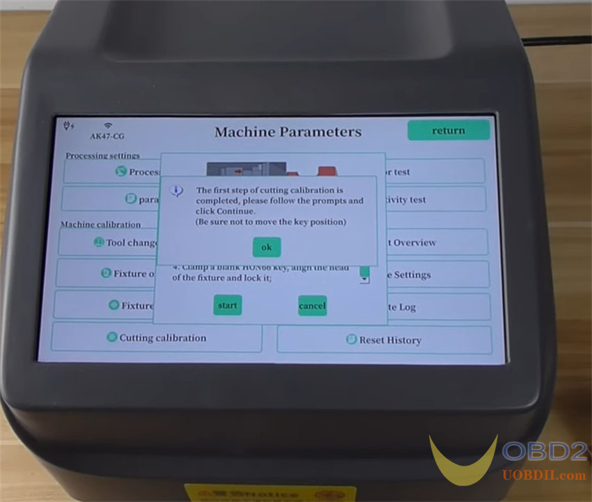 How to Update and Calibrate CG007 Godzilla Key Cutting Machine