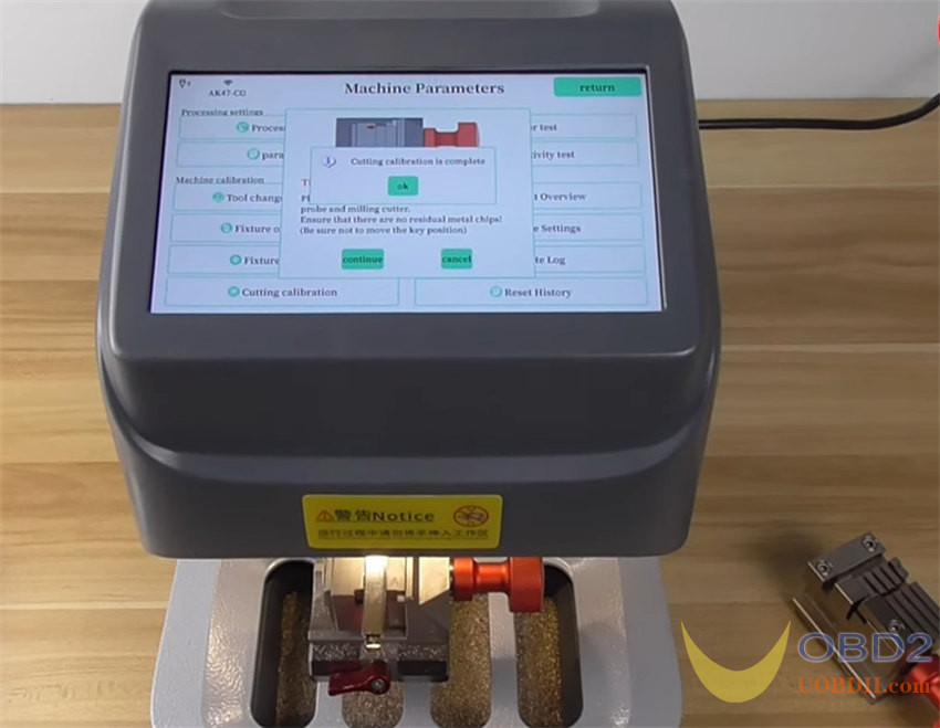 How to Update and Calibrate CG007 Godzilla Key Cutting Machine