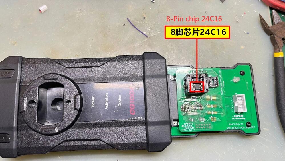 2023 BYD Han R7F701621+24C16 (8-Pin) Mileage Correction with CG100X