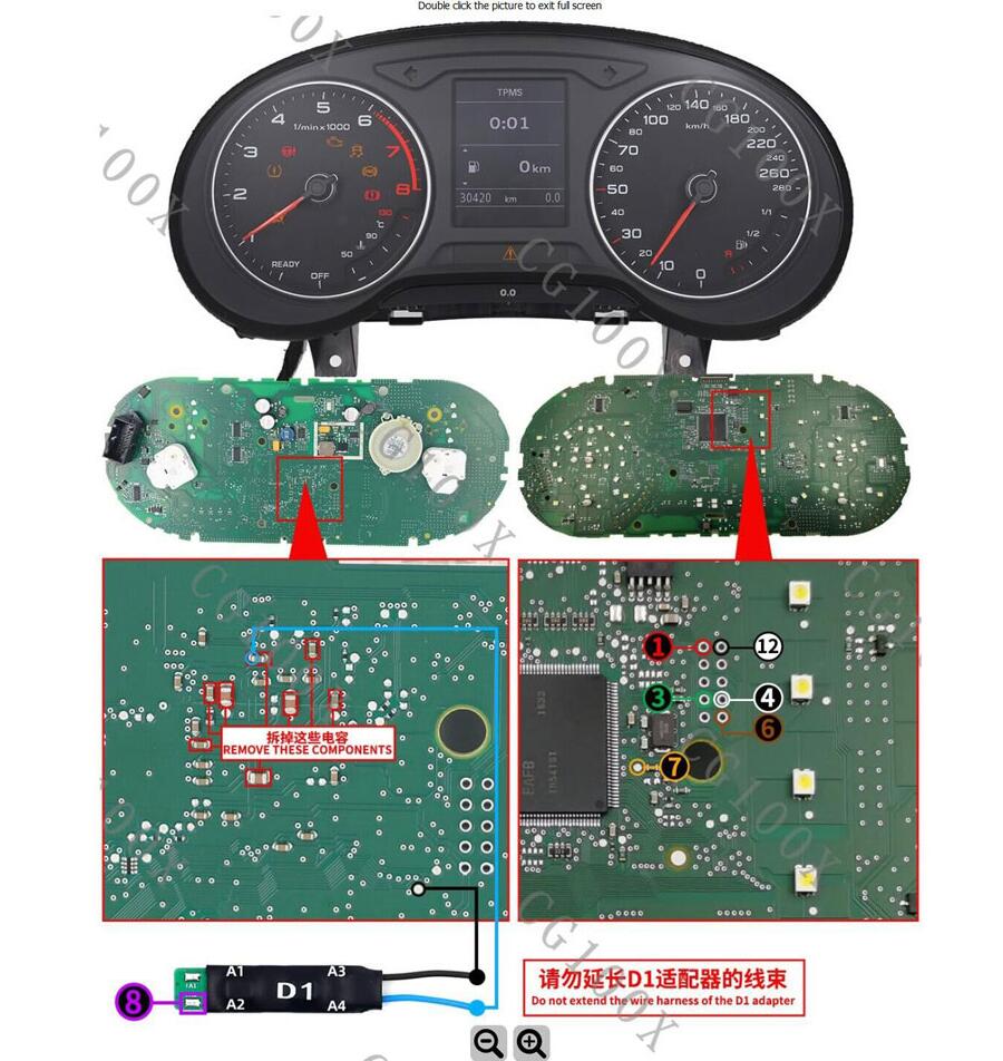 CG100X V1.4.1.1 Update: Added VW MQB RH850 R7F7014xx Mileage Correction