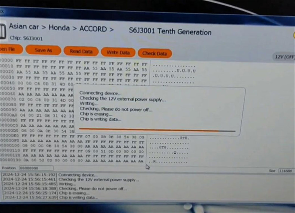 CG100X Correct Mileage for Honda Accord/ City S6J3001