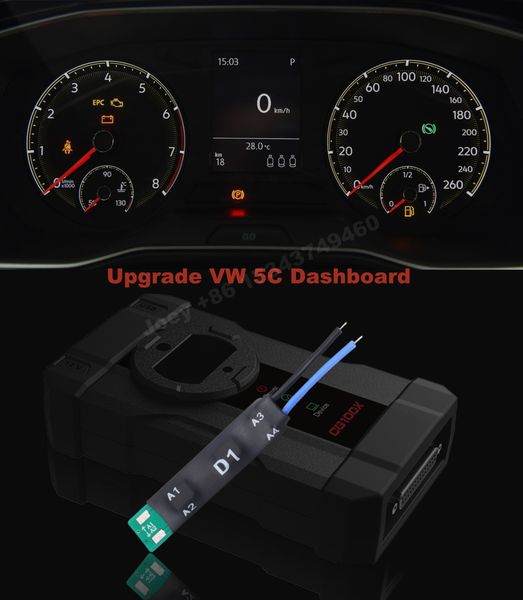 Can CG100X Repair VW MQB 5C Cluster Mileage?