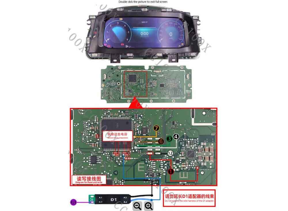 VW MQB R7F7014xx 5D Cluster Mileage Correction by CG100X