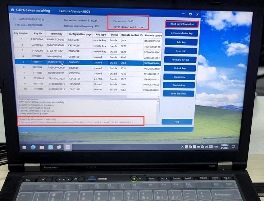 How to Program BMW CAS2 Semi-smart Key by CGDI BMW and GODIAG Test Platform