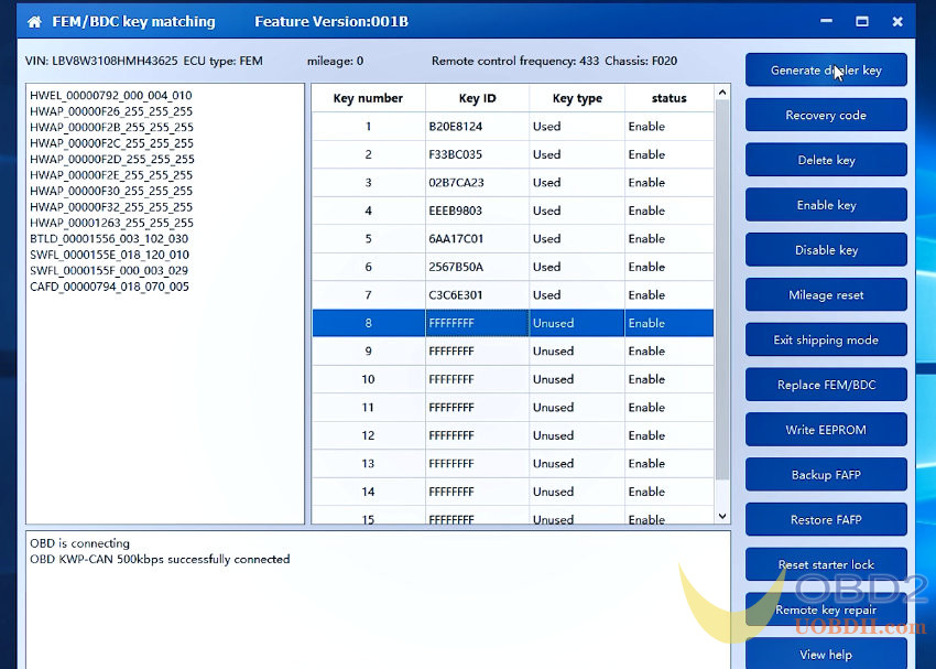 CGDI BMW Tutorials: Program BMW Key with Godiag FEM/BDC Test Platform