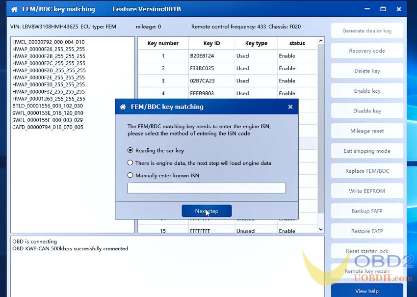 CGDI BMW Tutorials: Program BMW Key with Godiag FEM/BDC Test Platform