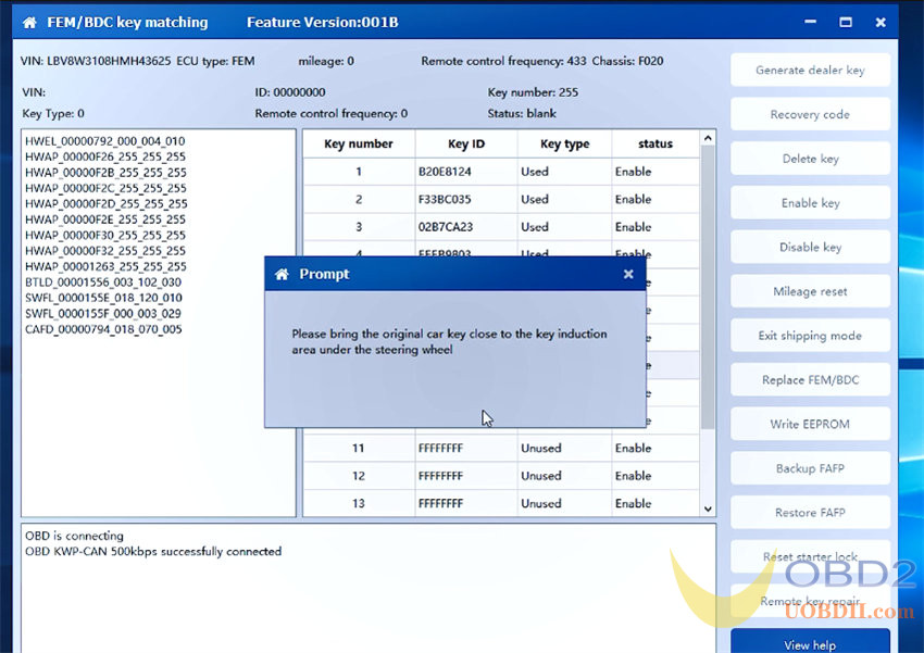 CGDI BMW Tutorials: Program BMW Key with Godiag FEM/BDC Test Platform