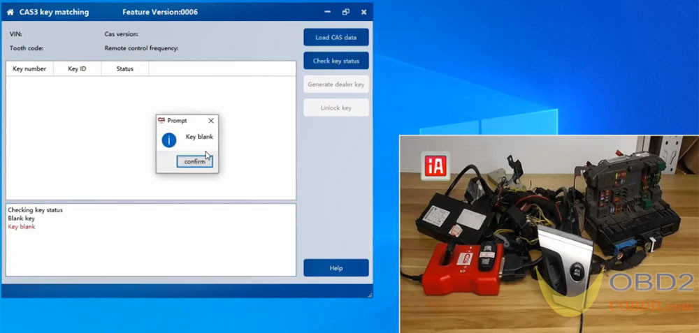 CGDI BMW Tutorials: Unlock CAS3 Key and Recover Key Position