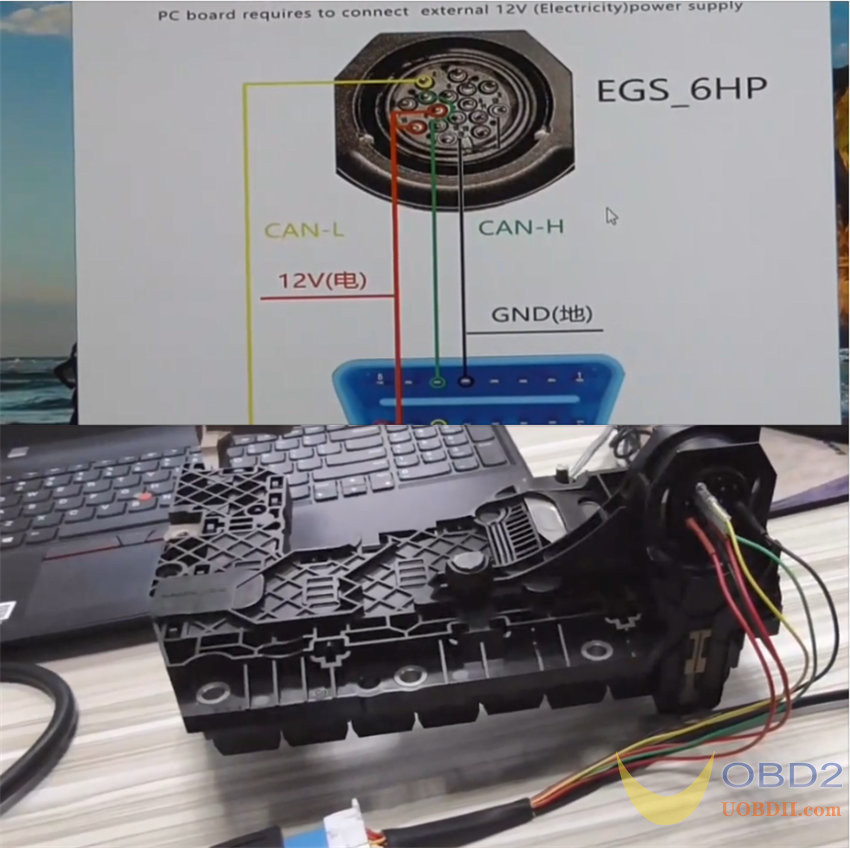 How to Change BMW 6HP/8HP EGS with CGDI EGS & FCU Testing Cable?