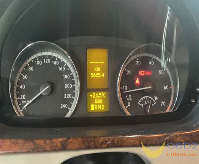 CGDI Solved Mercedes Vito Viano W636/W639 Not Show Mileage Problem