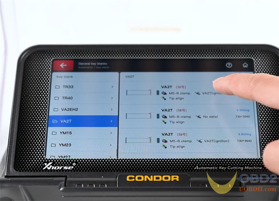 Xhorse CONDOR XC-MINI PLUS II Tutorials: Modify a HON66 Key Blank to VA2T