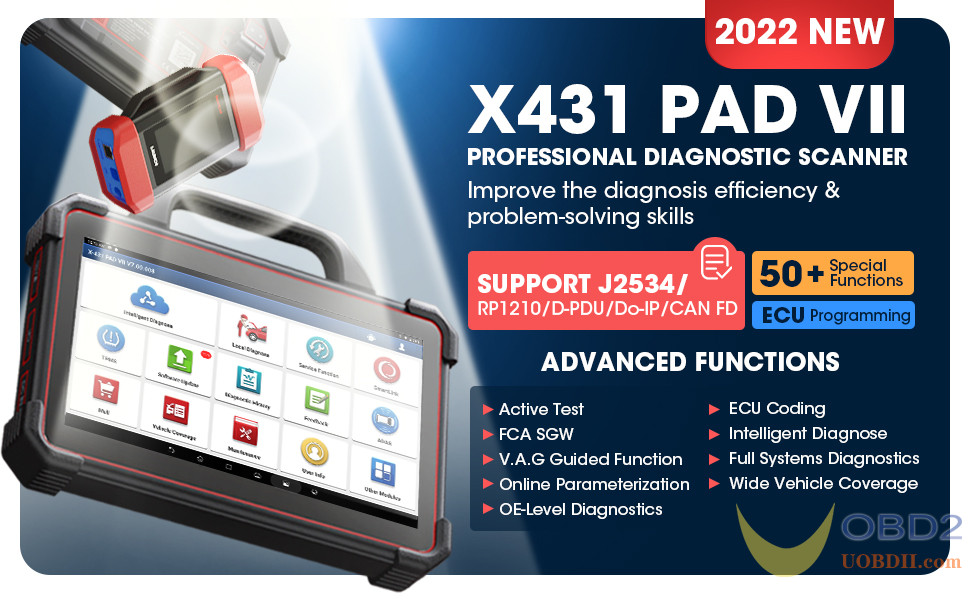 LAUNCH X431 PAD VII Sale: 2 Years Free Update with Best Price