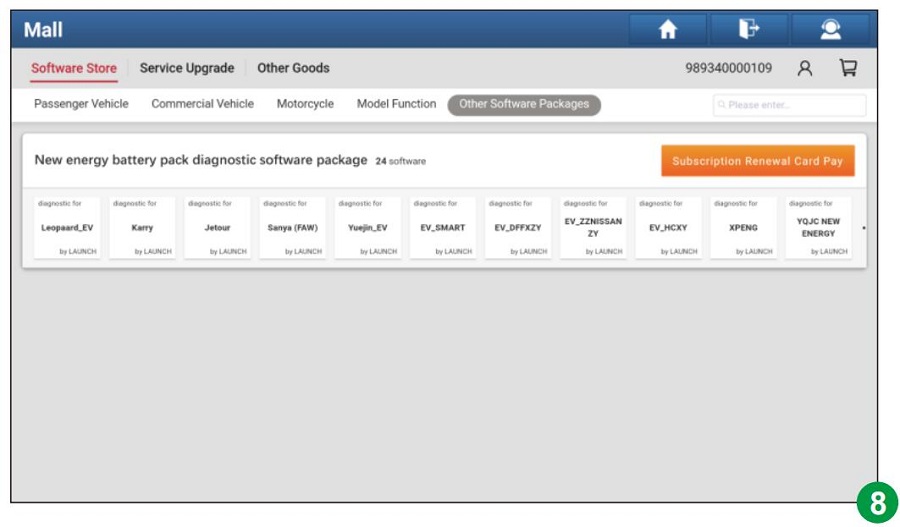 How to Activate EV Diagnostic Function for Launch X431 PAD VII? (Attach Support List)