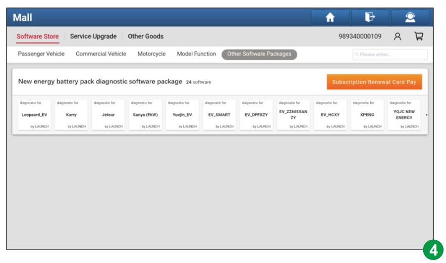 How to Activate EV Diagnostic Function for Launch X431 PAD VII? (Attach Support List)