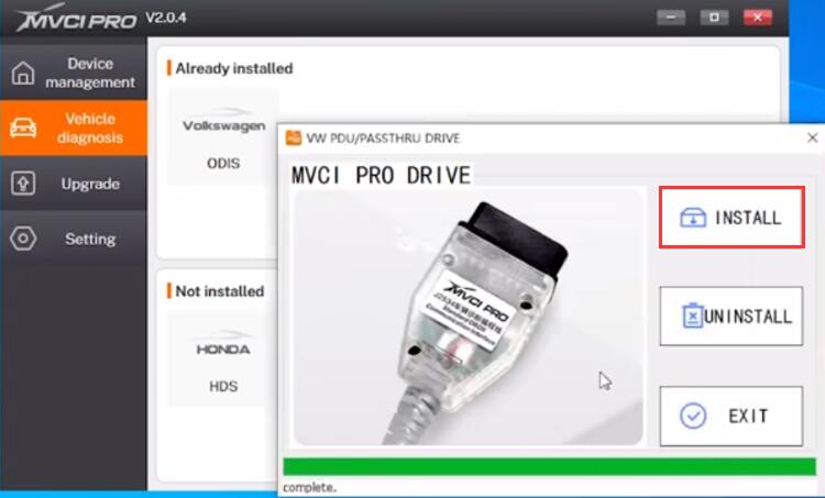 Xhorse MVCI PRO J2534 Cable Tutorials: Replace VW VAS6154