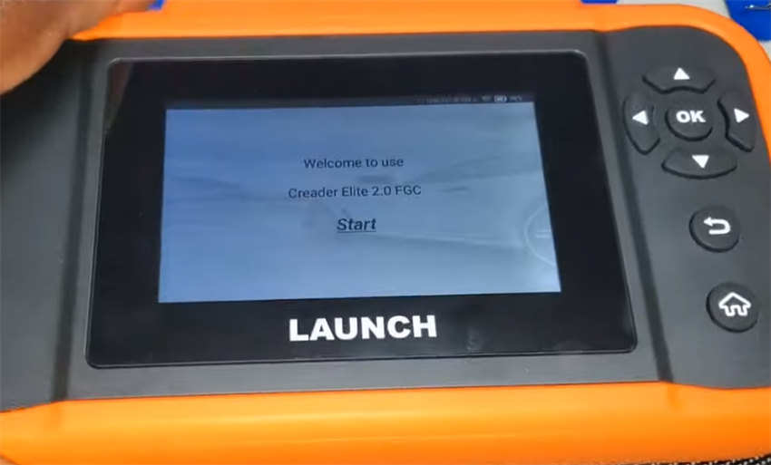 How to Start and Update Launch Creader Elite 2.0 FGC to Use?