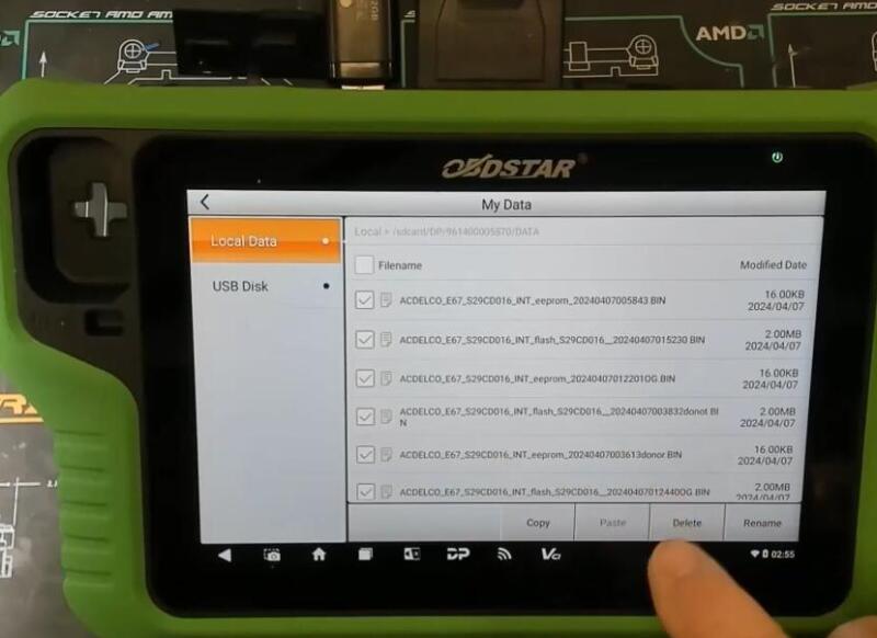 How to Transfer Files by OBDSTAR X300 Classic G3?