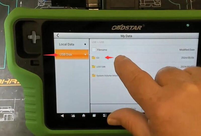 How to Transfer Files by OBDSTAR X300 Classic G3?
