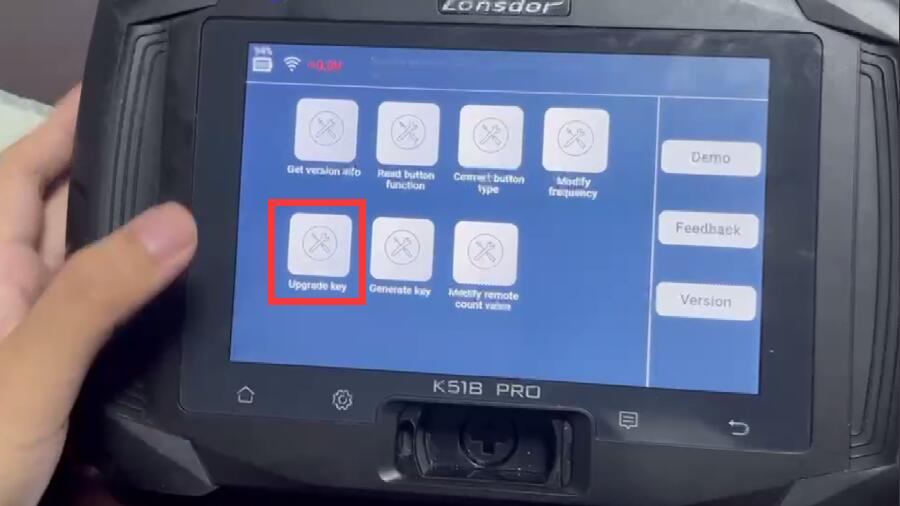 How to Update Lonsdor LT30 Toyota 4A Universal Smart Key with K518 Pro?