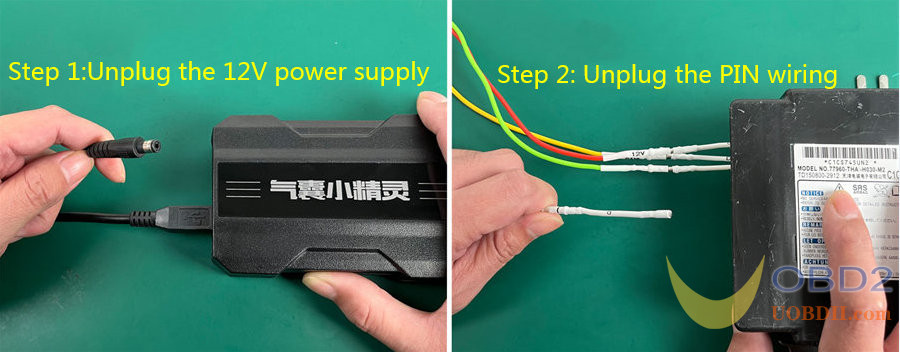 CGDI CG70 Airbag Reset Tool Use Guide