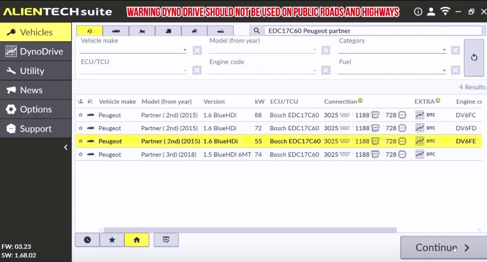 How to Activate and Use DynoDrive Function on Alientech KESS3?