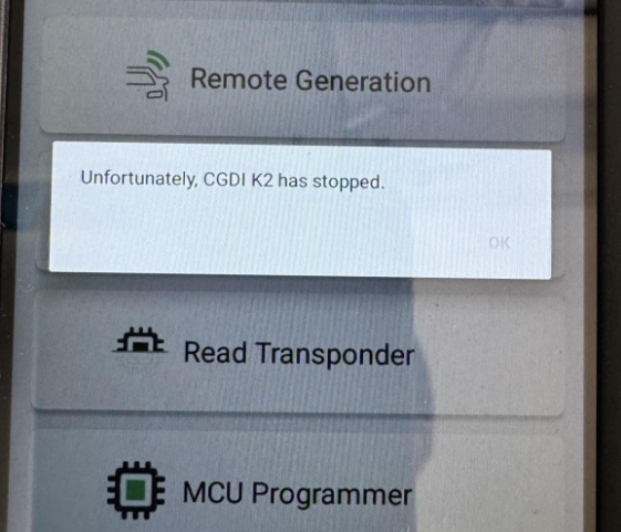 How to Solve CGDI K2 Display Stopped when Turn on