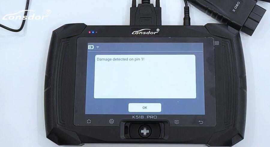 Lonsdor K518 Pro Language Switch and OBD Cable Self-check Guide