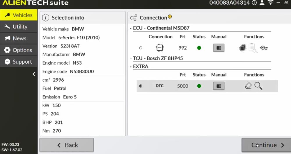 How to Diagnose and Reset DTC on BMW by Alientech KESS3?