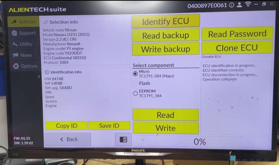 How to Read Continental SID310 with Kess V3?