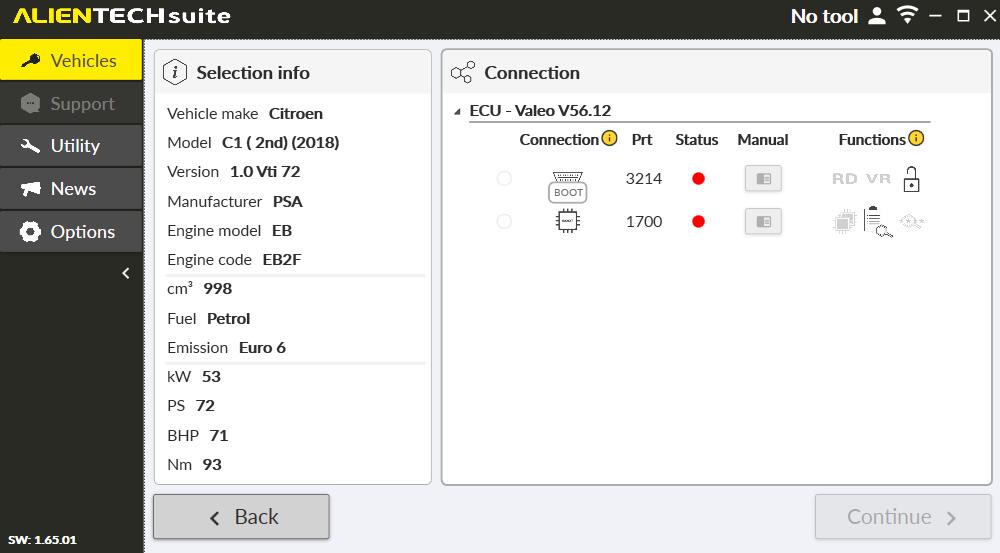 Renault Espace EDC16CP33 DPF, EGR OFF, Checksum OK with Foxflash