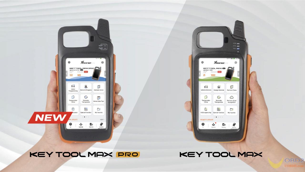 Xhorse VVDI Key Tool Max Pro Review: Conbine with Key Tool Max and MINI OBD Tool