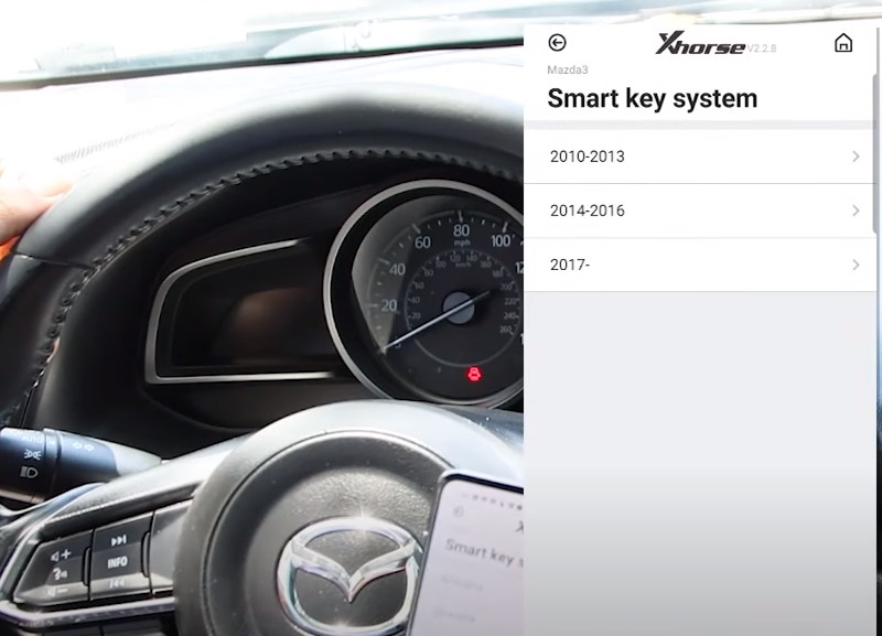 How to use Xhorse Key tool max program Mazda universal key