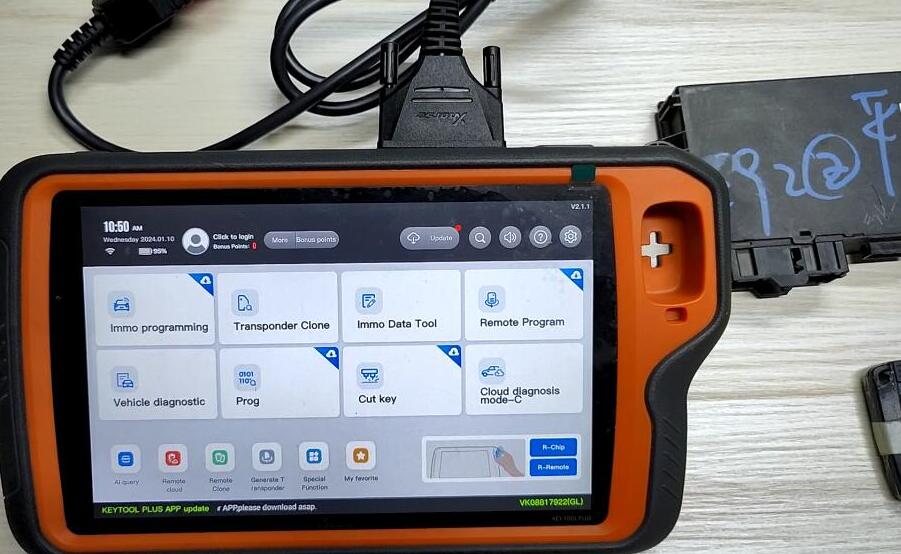 Xhorse Key Tool Plus Add CAS3++ Semi Smart Key with Godiag Test Platform